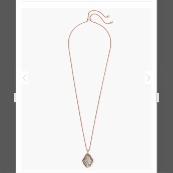 NWT Kendra Scott Kalani Rose Gold Necklace - Picture 3 of 16